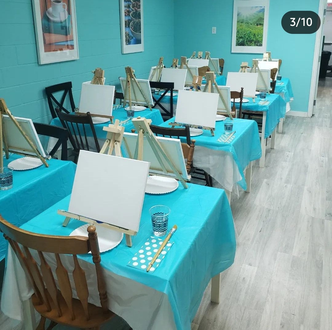Paint & Sip with Nicole Alexander Art Steve's Tea Company & Tearoom