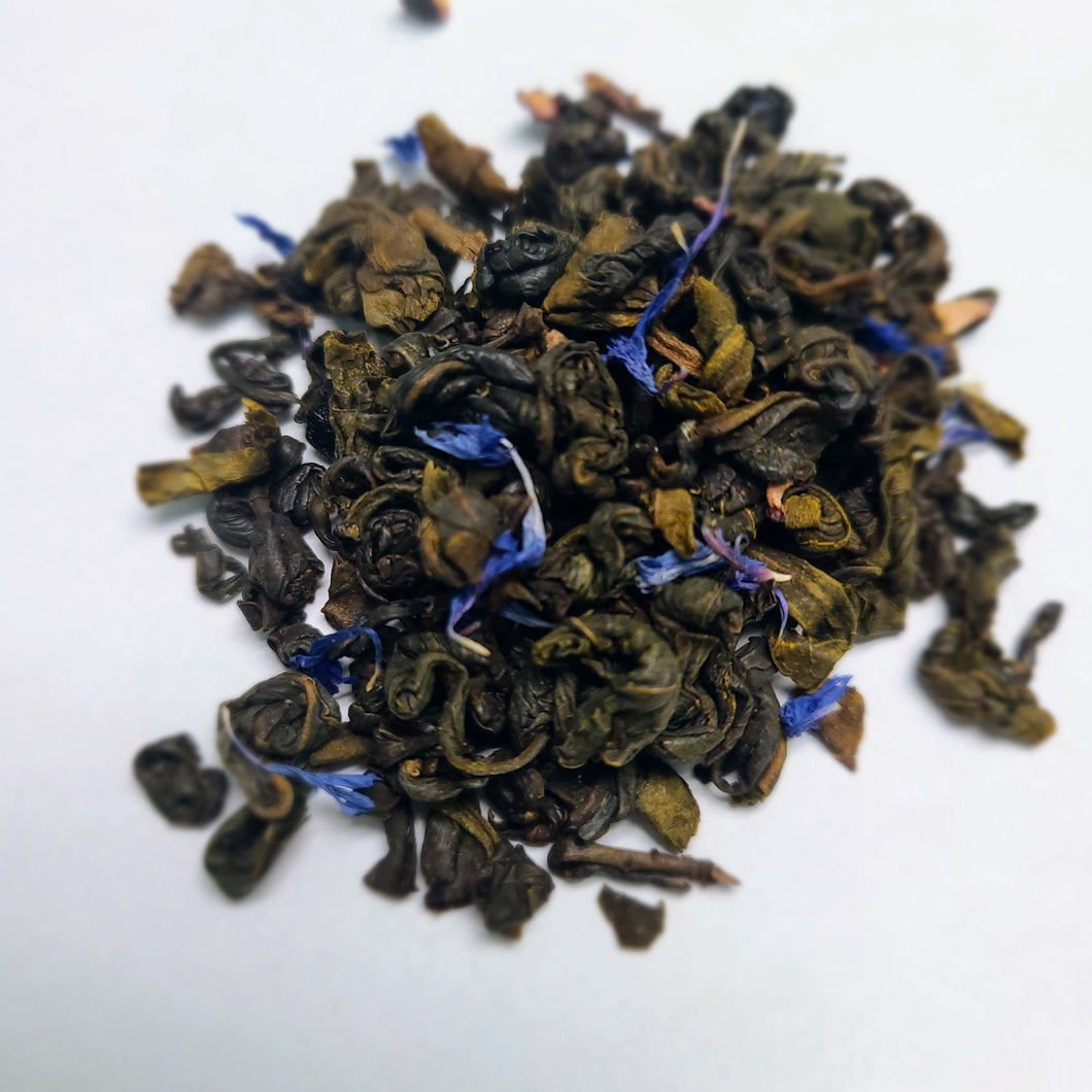 Blueberry Gunpowder Green Tea